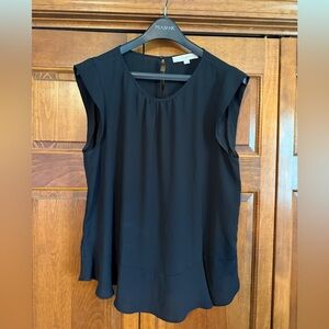 LOFT Women's Black Sleeveless Top